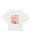 Chloé Logo-print Cotton T-shirt In White