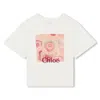 Chloé Logo-print Cotton T-shirt In White