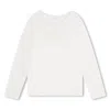 Chloé Embroidered-logo Cotton T-shirt In White