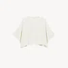 Chloé Biologic Cotton T-shirt With Frontal Logo Patch In White