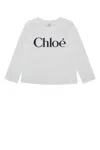 Chloé T-shirt In Gray