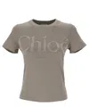 Chloé T-shirt In Grey