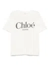 Chloé Oversized Logo T-shirt In White