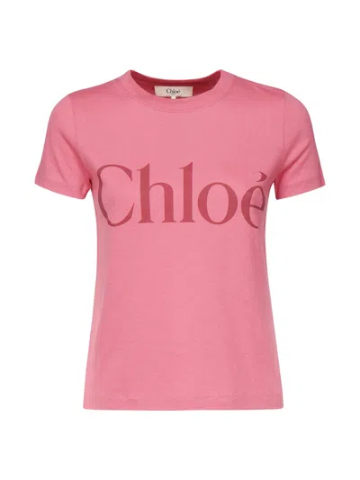 CHLOÉ T-SHIRT WITH LOGO