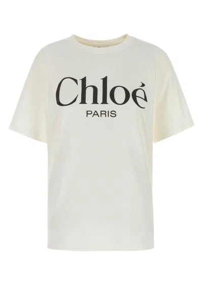 Chloé T-shirts And Polos In Neutral