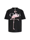 Chloé Women Black Crewneck T-shirt With Maxi Logo Print On The Front In Cotton Woman In Black