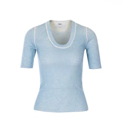 Chloé T-shirts And Polos In Blue