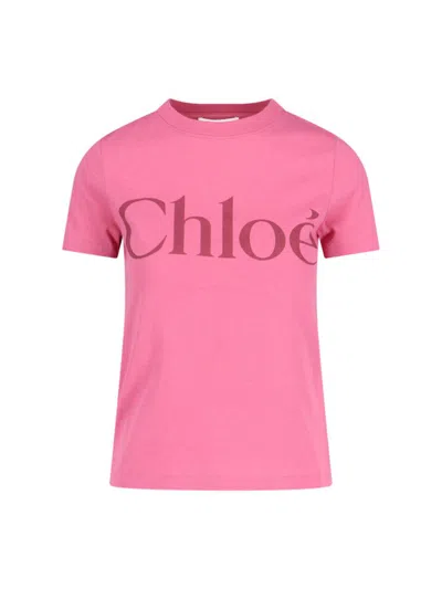 Chloé T-shirts And Polos In Pink