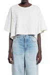 Chloé Woman Off-white T-shirts & Tank Tops In Yellow