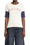 Chloé Chloe' Women Fitted Logo T-shirt In White