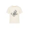 Chloé Relaxed Fit Graphic Pineapple Print T-shirt In Neutral