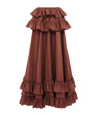 CHLOÉ CHLOÉ RUFFLED MAXI SKIRT