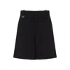 Chloé Chloe Virgin Wool Shorts Women In Black