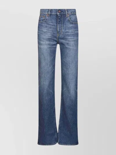 CHLOÉ TAILORED DENIM TROUSERS FEATURING SIDE SLITS