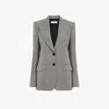 Chloé Woman Blazer Grey Size 6 Virgin Wool In Grey