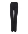 Chloé Tailored Pants In Wool Gabardine In Black