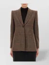 Chloé Chloe Women Classic Long Blazer Jacket In Brown