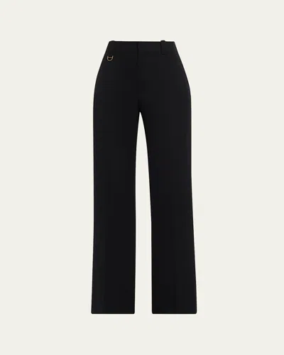 CHLOÉ TAILORED STRETCH WOOL TROUSERS