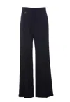 Chloé Tailored  In Wool Grain De Poudre Trousers Blue In Blue
