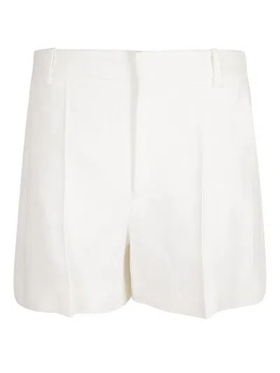 Chloé Tailored White Shorts With Aesthetic