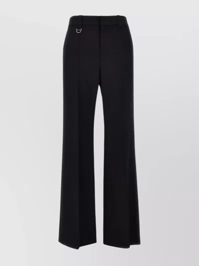 Chloé High-waisted Flared Trousers In Black