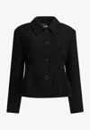 Chloé Tailored Wool Blazer In Black