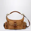 Shop Chloé Tan Coloured Suede Camera Bag