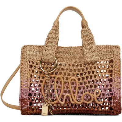 Chloé Tan Small Summer Banana East-west Tote