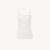 Chloé Ribbed Jersey Top In White