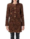 Chloé Patterned Single-breasted Blazer In Multi