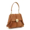 Chloé Chloe Tassel Detail Shoulder Bag In Brown
