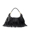 Chloé Tassel Shoulder Bag In Black