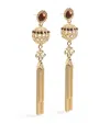 Chloé Tassle-detail Earrings In Gold