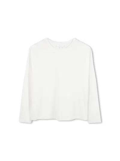 Chloé Tee Shirt M/l In White