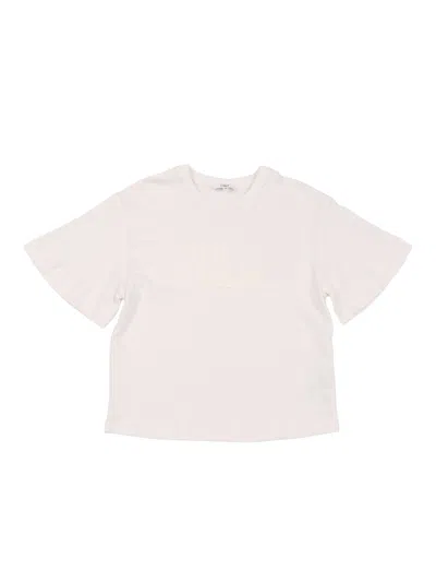Chloé Kids'  Tee Shirt In White