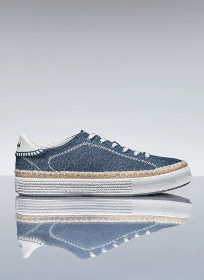 Chloé Navy Telma Sneakers In Blue