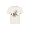 Chloé Relaxed Fit Graphic Pineapple Print T-shirt In Neutral