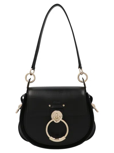 Chloé Tess Crossbody Bags Black