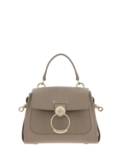 Chloé Tess Handbag In Motty Grey