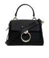Chloé Chloe Tess Lthr Tote Bag In Black