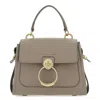 Chloé Chloe Tess Mini Bag In Motty Grey In Gray