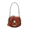 Chloé Tess Shoulder Bag In Brown