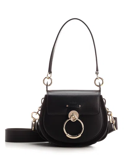 Chloé Black Small Tess Shoulder Bag