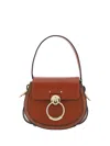 Chloé Tess Shoulder Bag In Sepia Brown