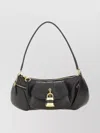 Chloé Textured Shoulder Bag Top Handle In Black