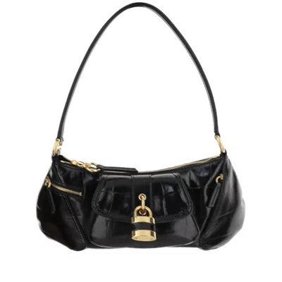 Chloé The 99 Leather Shoulder Bag In Black