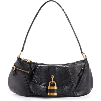 Chloé The 99 Leather Shoulder Bag In Black 001