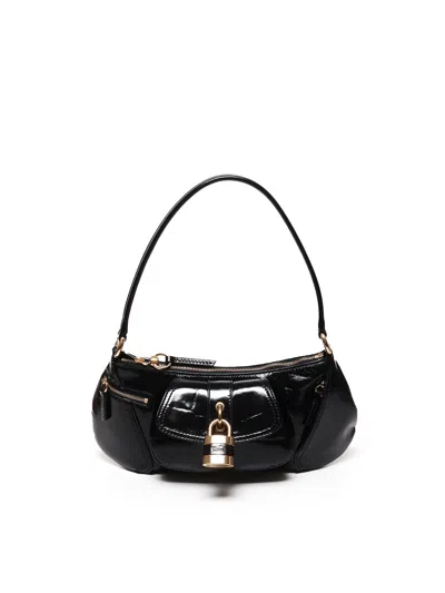 Chloé The 99 Leather Shoulder Bag In Black