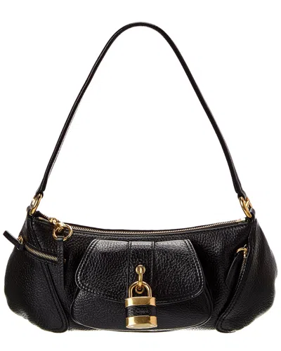 Chloé The 99 Leather Shoulder Bag In Black