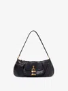 Chloé The 99 Shoulder Bag In Shiny Grained Calfskin In Black